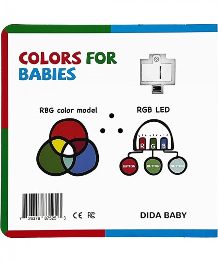 Colors for Babies Books with LED Light Innovative Toys for 9 Months to 3 Years Old to Learn Colors. $33.98 - Electronic Learn...