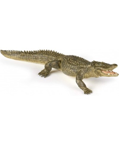 Hand-Painted - Figurine -Wild Animal Kingdom - Alligator -50254 -Collectible - for Children - Suitable for Boys and Girls- fr...