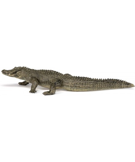 Hand-Painted - Figurine -Wild Animal Kingdom - Alligator -50254 -Collectible - for Children - Suitable for Boys and Girls- fr...