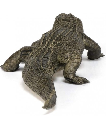 Hand-Painted - Figurine -Wild Animal Kingdom - Alligator -50254 -Collectible - for Children - Suitable for Boys and Girls- fr...