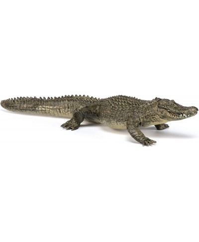 Hand-Painted - Figurine -Wild Animal Kingdom - Alligator -50254 -Collectible - for Children - Suitable for Boys and Girls- fr...