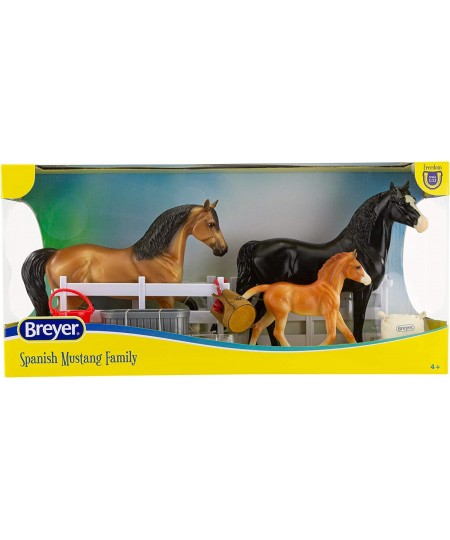 Horses Freedom Series Spanish Mustang Family | 3 Horse Set | Horse Toy | 9.75" x 7" | 1:12 Scale | Horse Toy | Model 5490 $79...