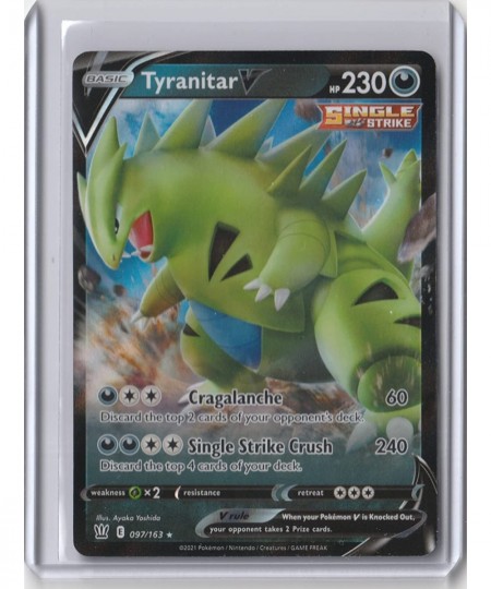 Tyranitar V - 097/163 - Ultra Rare $11.80 - Trading Cards & Accessories