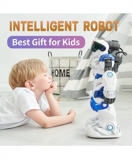 Large RC Smart Robot Toys for Kids Remote Control Singing Dancing and Battle Moonwalking Gesture Sensing Soft Darts Shooting ...