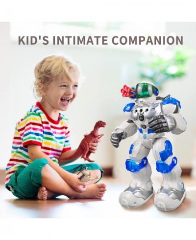 Large RC Smart Robot Toys for Kids Remote Control Singing Dancing and Battle Moonwalking Gesture Sensing Soft Darts Shooting ...