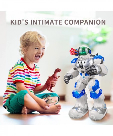 Large RC Smart Robot Toys for Kids Remote Control Singing Dancing and Battle Moonwalking Gesture Sensing Soft Darts Shooting ...