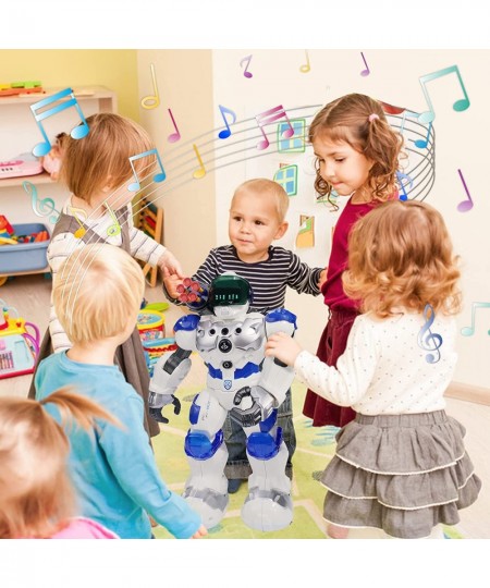 Large RC Smart Robot Toys for Kids Remote Control Singing Dancing and Battle Moonwalking Gesture Sensing Soft Darts Shooting ...