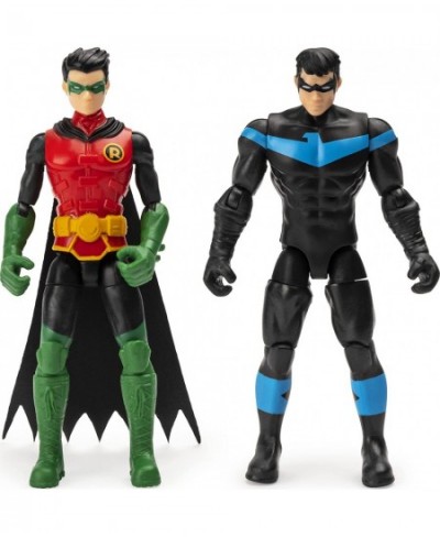 DC Comics Batman 4-Inch ROBIN and NIGHTWING Action Figures with 6 Mystery Accessories Kids Toys for Boys Aged 3 and up $30.38...