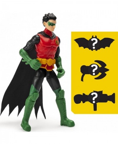 DC Comics Batman 4-Inch ROBIN and NIGHTWING Action Figures with 6 Mystery Accessories Kids Toys for Boys Aged 3 and up $30.38...