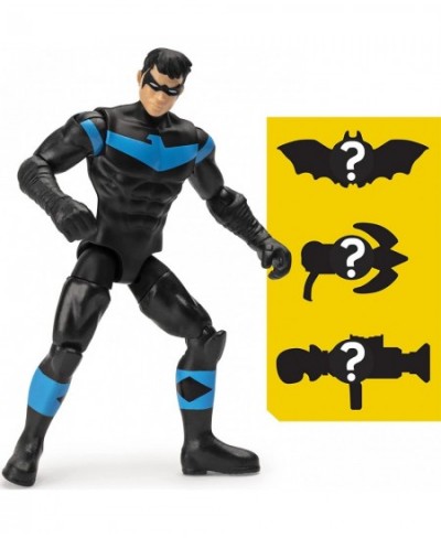 DC Comics Batman 4-Inch ROBIN and NIGHTWING Action Figures with 6 Mystery Accessories Kids Toys for Boys Aged 3 and up $30.38...