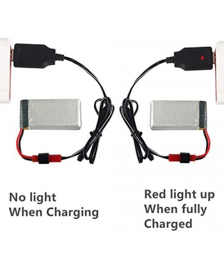 3.7V 1800mah Lipo Battery 25C JST Plug for RC Quadcopter Drone Battery 2 Pack with USB Charger $40.85 - Hobby Remote & App Co...