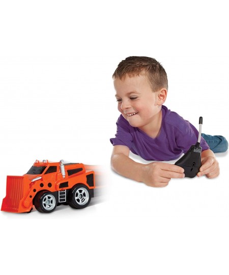 Squeezable Remote Control Bulldozer. Toddler RC Construction Toy for Kids Age 2 and up $57.70 - Kids' Play Construction Vehicles