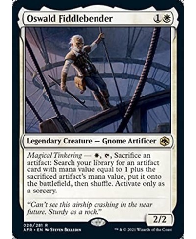 Magic: the Gathering - Oswald Fiddlebender (028) - Foil - Adventures in The Forgotten Realms $12.71 - Trading Cards & Accesso...