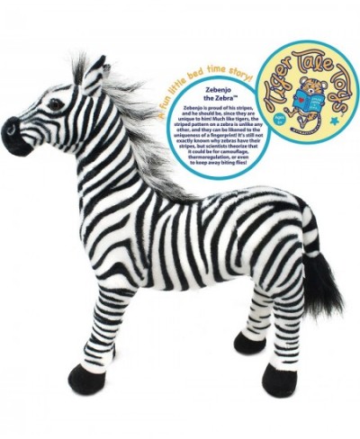 Zebenjo The Zebra - 16 Inch Stuffed Animal Plush - by Tiger Tale Toys $33.25 - Stuffed Animals & Teddy Bears