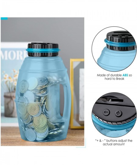 X-Large Piggy Bank for Adults Digital Coin Counting Bank with LCD Counter 2.8L Capacity Coin Bank Money Jar for Adults Design...