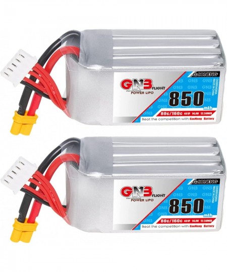 2pcs GNB 850mAh 4S 14.8V 80C RC Air Drone LiPo Battery XT30 $74.47 - Hobby Remote & App Controlled Vehicle Parts