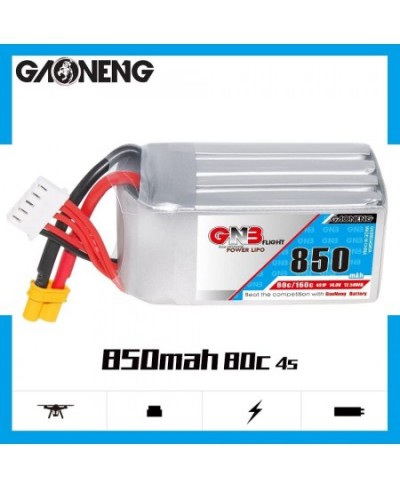 2pcs GNB 850mAh 4S 14.8V 80C RC Air Drone LiPo Battery XT30 $74.47 - Hobby Remote & App Controlled Vehicle Parts