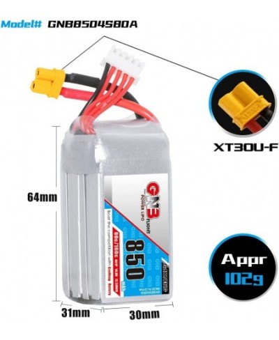 2pcs GNB 850mAh 4S 14.8V 80C RC Air Drone LiPo Battery XT30 $74.47 - Hobby Remote & App Controlled Vehicle Parts