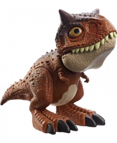 Jurassic World Camp Cretaceous Chompin’ Carnotaurus Toro Dinosaur Action Figure Toy Gift with Button-Activated Chomping and O...