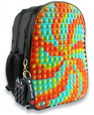 Pop it Backpack with Pop it Purse Fidget Toys Bag Ideal Gift Orange Tornado 12(L) x 4.5(W) x 16(H) inches $68.49 - Plush Purses