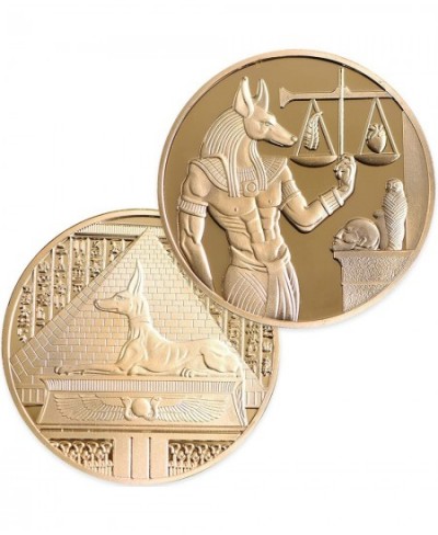 Egypt Death Protector Anubis Challenge Coin Egyptian God of Death Coin $19.89 - Novelty Coins