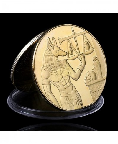 Egypt Death Protector Anubis Challenge Coin Egyptian God of Death Coin $19.89 - Novelty Coins