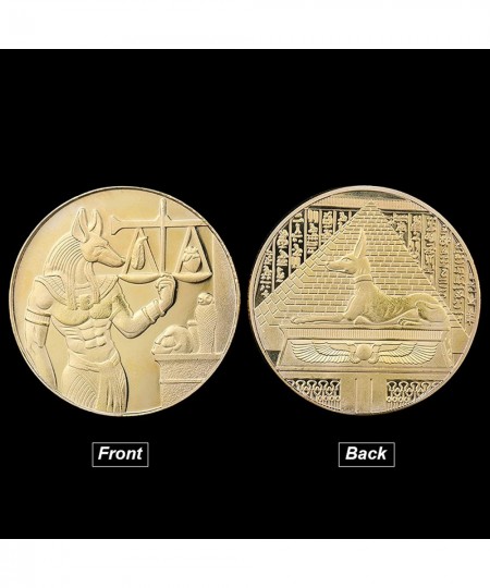 Egypt Death Protector Anubis Challenge Coin Egyptian God of Death Coin $19.89 - Novelty Coins