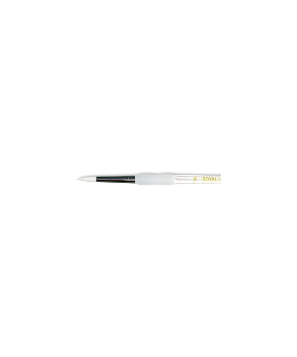 Soft-Grip White Taklon Round Brush-Size 4 $14.65 - Kids' Drawing & Writing Boards