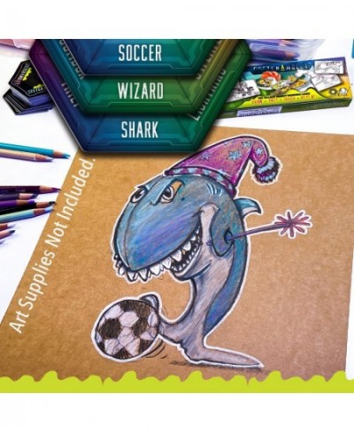 SketchaMoley Silliest Family Drawing Game! 1-6+ Players. 66 Prompt Cards. Creative Fun Activity Mashup Art Class for Wild Ima...