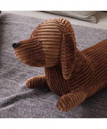 43” Giant Dachshund Dog Plush Pillow Puppy Wolf Stuffed Animal Plushie Hugging Long Body Throw Sleeping Pillow for Kids Chris...