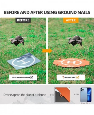 Drone Landing Pad Double-Sided Colors Waterproof 20 inch Helipad for DJI Mini 3 Pro Mavic Air 2S Mavic 2 Pro/Zoom FPV Drone A...