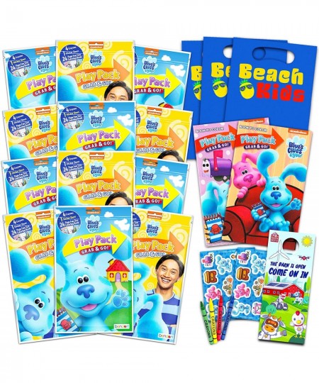 Party Favors Packs ~ Bundle Includes 12 Sets with Blue's Clues and You! Stickers Coloring Books and Crayons (Party Supplies) ...