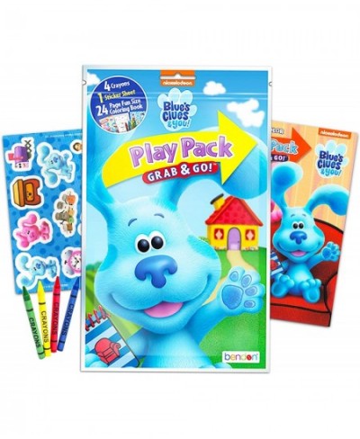 Party Favors Packs ~ Bundle Includes 12 Sets with Blue's Clues and You! Stickers Coloring Books and Crayons (Party Supplies) ...