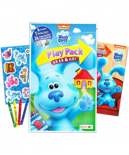 Party Favors Packs ~ Bundle Includes 12 Sets with Blue's Clues and You! Stickers Coloring Books and Crayons (Party Supplies) ...