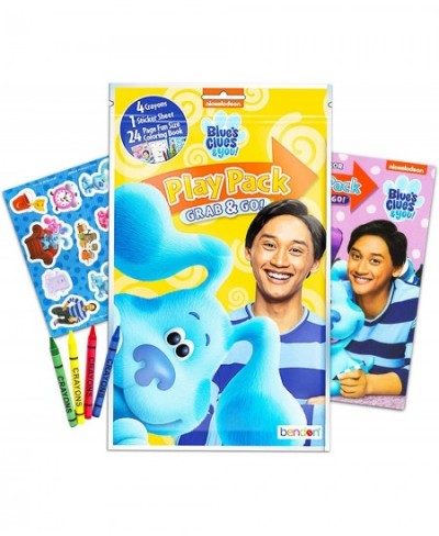 Party Favors Packs ~ Bundle Includes 12 Sets with Blue's Clues and You! Stickers Coloring Books and Crayons (Party Supplies) ...