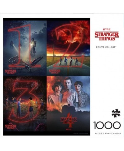 Stranger Things Poster Collage - 1000 Piece Jigsaw Puzzle $17.73 - Jigsaw Puzzles