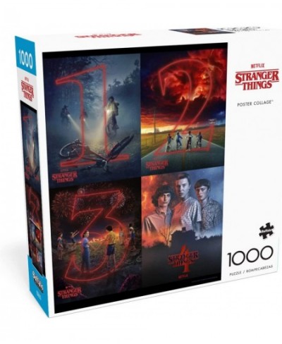 Stranger Things Poster Collage - 1000 Piece Jigsaw Puzzle $17.73 - Jigsaw Puzzles