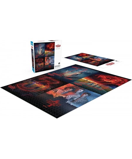 Stranger Things Poster Collage - 1000 Piece Jigsaw Puzzle $17.73 - Jigsaw Puzzles