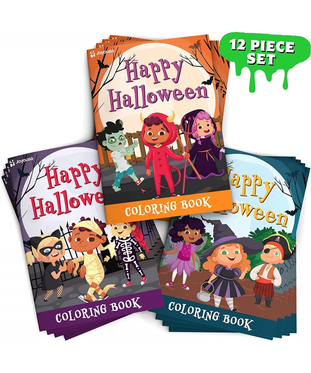 Halloween Coloring Book for Kids - 12 Piece Bulk Set - Kids Halloween Goodie Bag Fillers for Trick Or Treat Bags Halloween Ba...