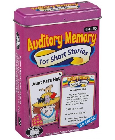 | Auditory Memory for Short Stories Fun Deck | Listening Comprehension Flash Cards | Educational Learning Materials for Child...