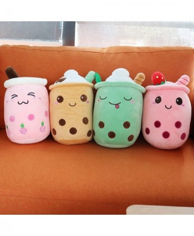 9inch Boba Plush Pearl Milk Tea Cup Plushie Pillow Cute Cartoon Bubble Stuffed Toy with Suction Tubes for Girls Kids $27.79 -...