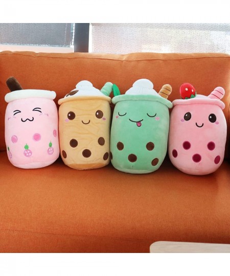 9inch Boba Plush Pearl Milk Tea Cup Plushie Pillow Cute Cartoon Bubble Stuffed Toy with Suction Tubes for Girls Kids $27.79 -...