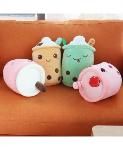 9inch Boba Plush Pearl Milk Tea Cup Plushie Pillow Cute Cartoon Bubble Stuffed Toy with Suction Tubes for Girls Kids $27.79 -...