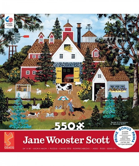 Jane Wooster Scott - Parade of Champions- 550 Piece Jigsaw Puzzle $20.94 - Jigsaw Puzzles