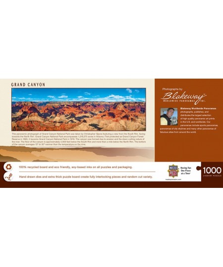 1000 Piece Jigsaw Puzzle for Adults Family Or Kids - Grand Canyon Panoramic - 13"x39 $39.44 - Jigsaw Puzzles