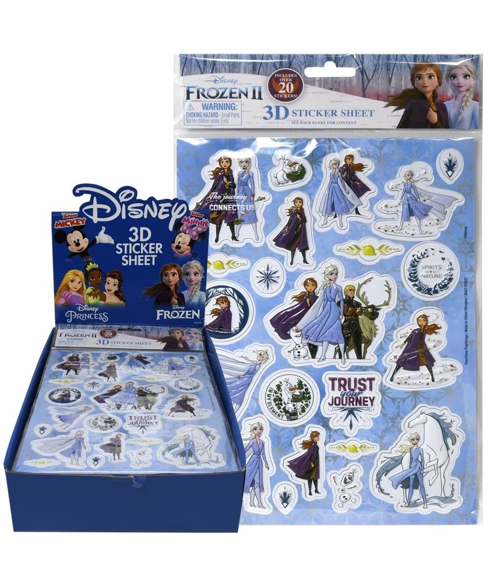 notebooks Disney Frozen 2 Puffy 3D Sticker Sheet Elsa Anna Kristoff Sven Olaf $13.66 - Kids' Stickers