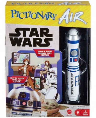 Pictionary Air Star Wars Family Drawing Game for Kids and Adults with R2-D2 Lightpen and Two Levels of Clues $33.94 - Play Fi...