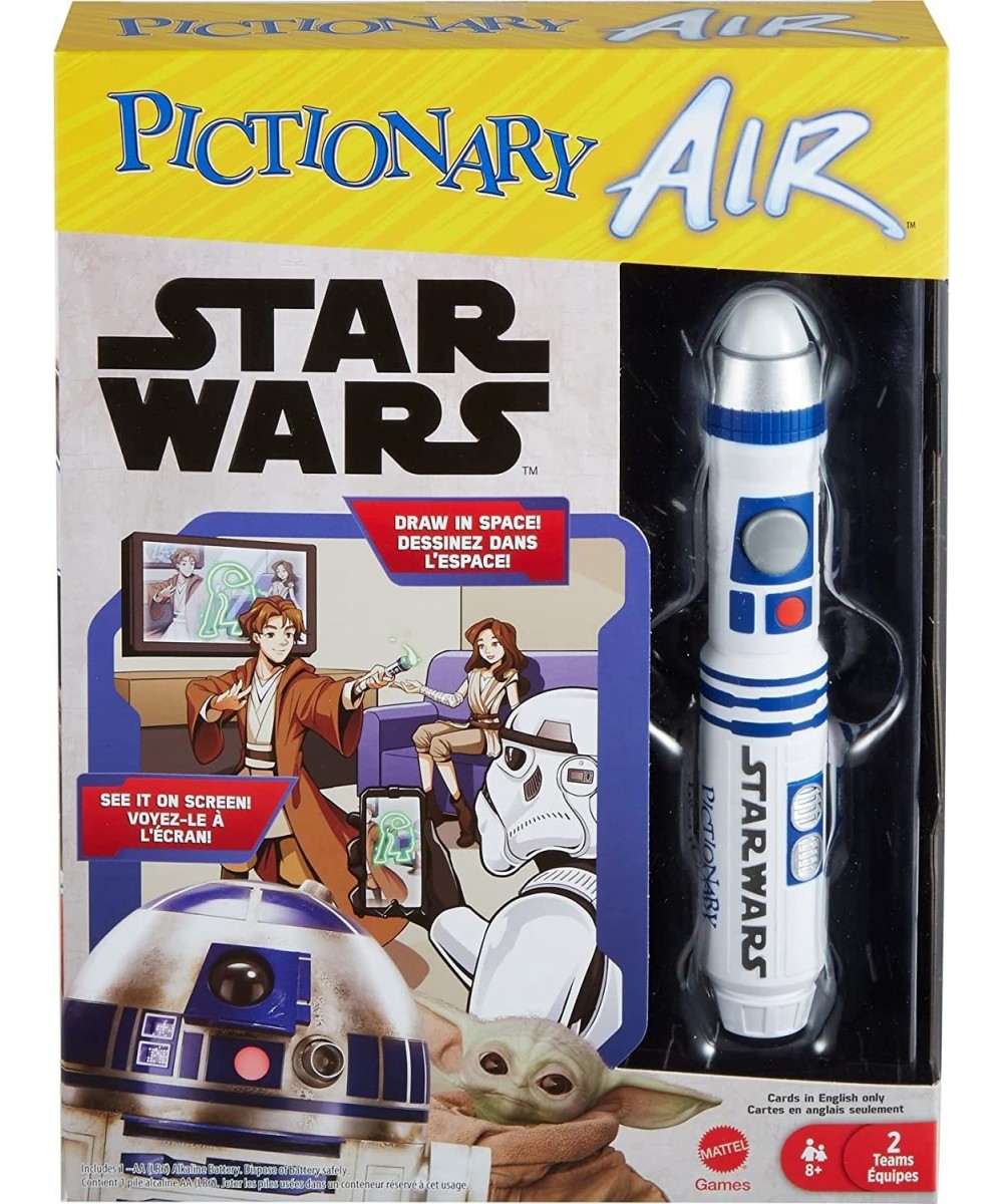 Pictionary Air Star Wars Family Drawing Game for Kids and Adults with R2-D2 Lightpen and Two Levels of Clues $33.94 - Play Fi...