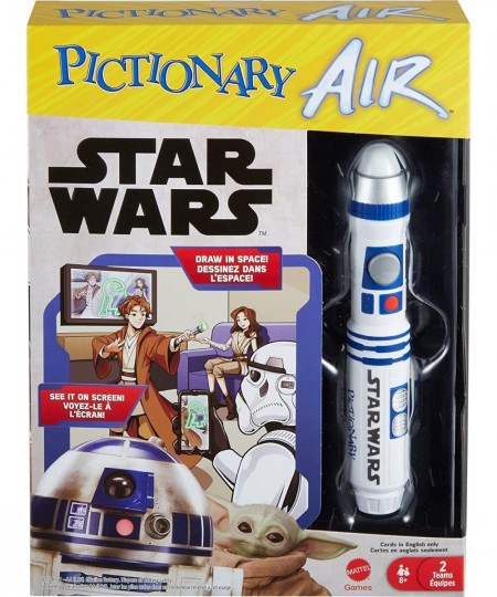 Pictionary Air Star Wars Family Drawing Game for Kids and Adults with R2-D2 Lightpen and Two Levels of Clues $33.94 - Play Fi...