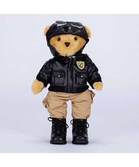 15" 38cm Teddy Bears Pilot Movable Stuffed Doll Gift Plush Toy (15") $81.40 - Stuffed Animals & Teddy Bears